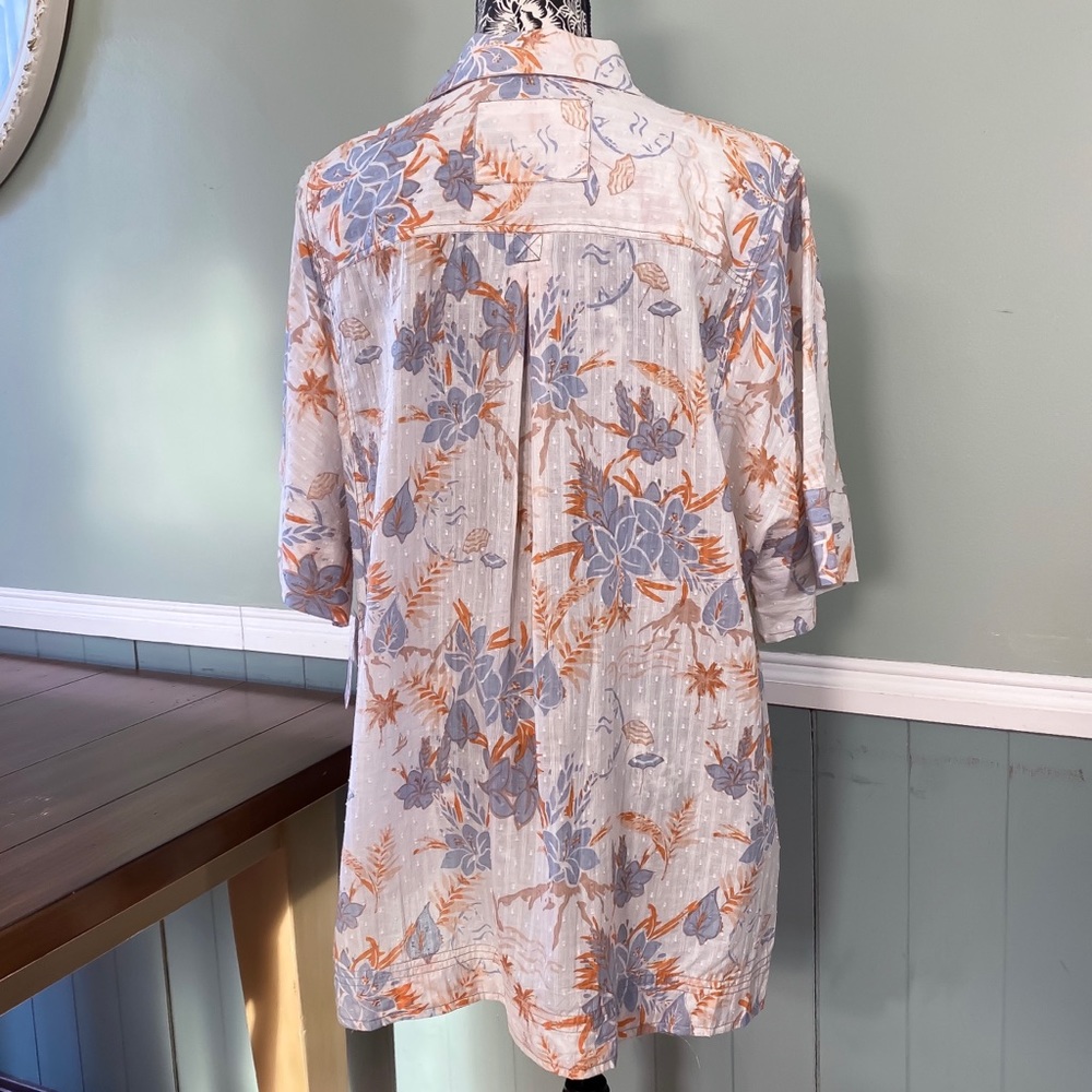 NWT FP ‘Love Letters’ Button Down Shirt, M - Picture 5 of 8